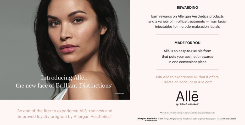 skincare rewards program at the lett center with alle