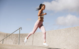Healthy woman with great body contours exercising after healing from her body contour treatments at the lett center in mt. juliet and lebanon tn